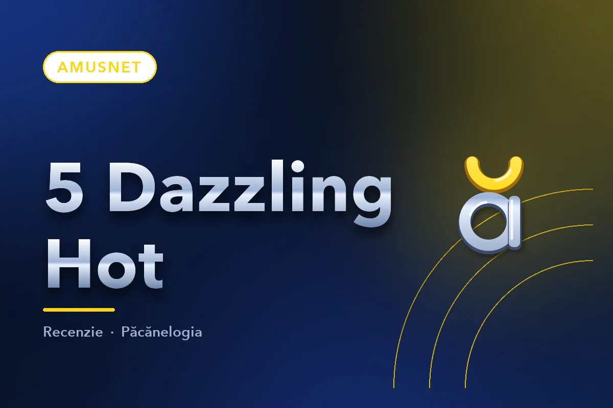 Coperta recenziei 5 Dazzling Hot, furnizor Amusnet