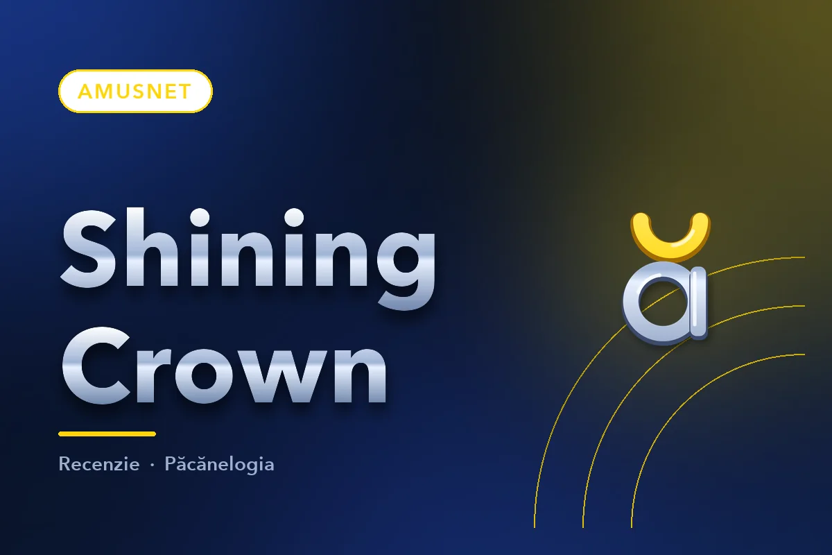 Coperta recenziei Shining Crown, furnizor Amusnet